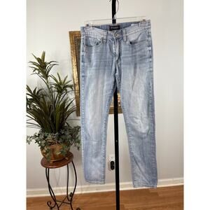 Guess Jeans Men's 30x32 Blue Denim Slim Fit Straight Leg Indie Sleaze Light Wash